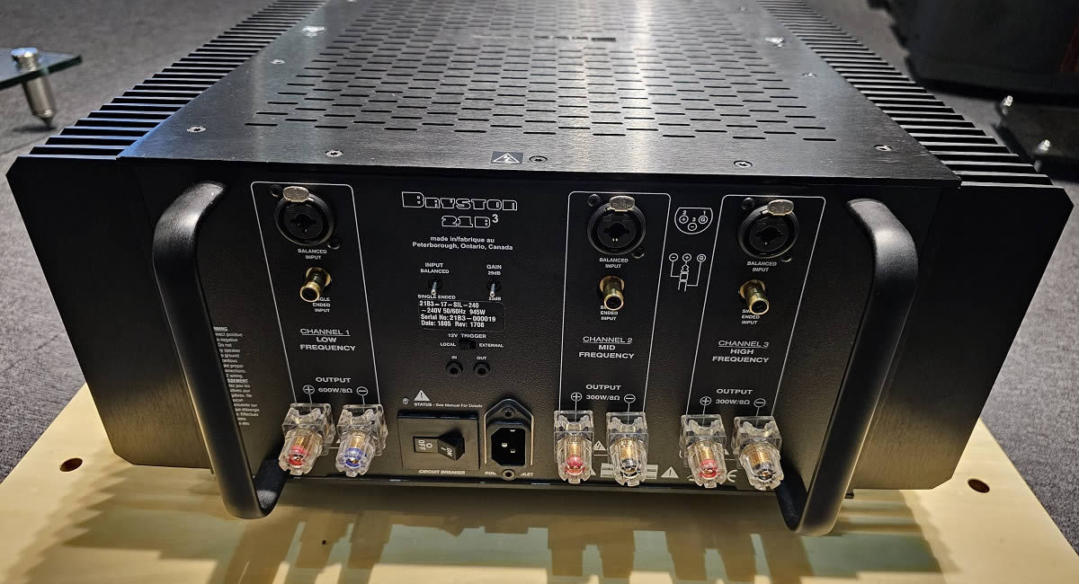 Bryston 21B Cubed 3 channel power amplifier 