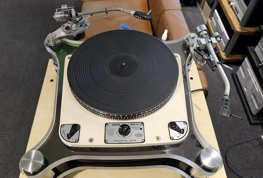 Garrard 301 with custom plinth