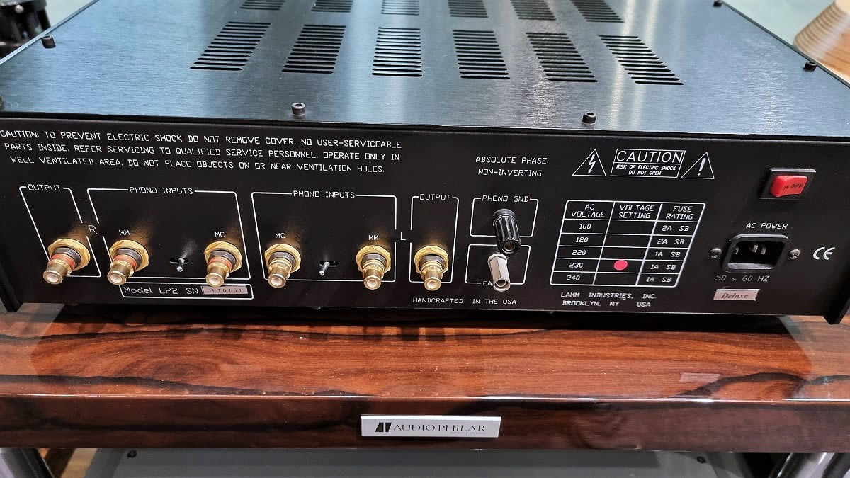 Lamm LP2 Deluxe phono preamp