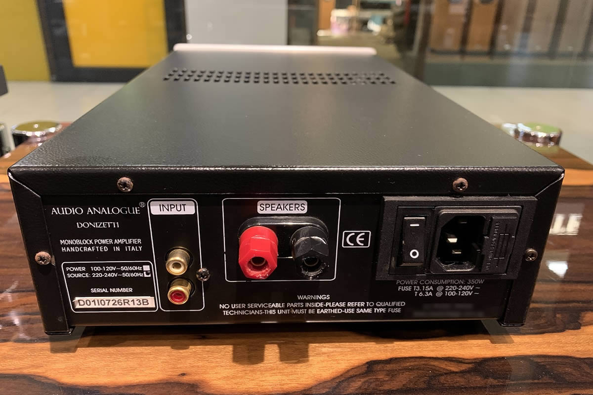 Audio Analogue Donizetti mono amplifier 